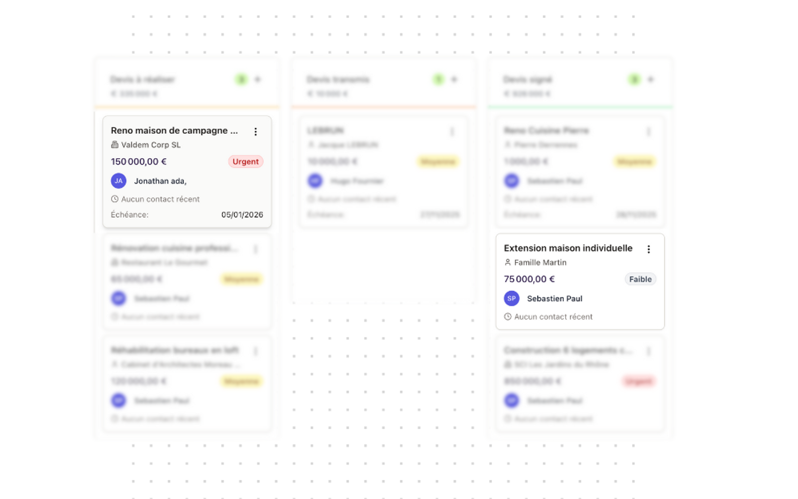 Interface CRM BTP BatUp