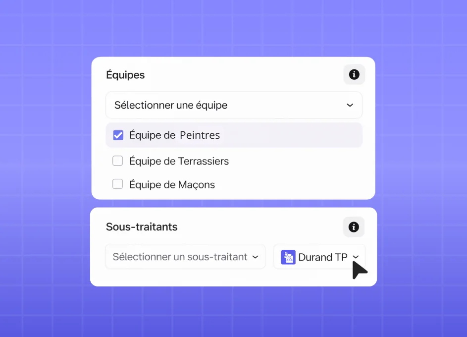 Planning multi-équipes BTP BatUp